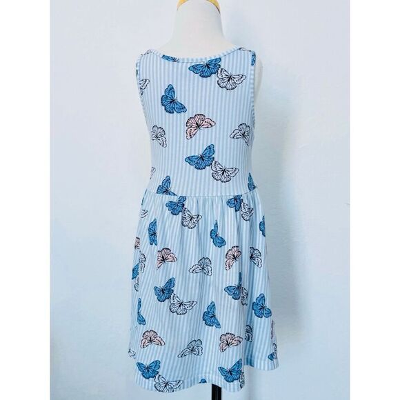 H&M Kids Toddler Girls 6x/7 Butterfly Print Tank Knit Dress BUY 2 GET 1 FREE - Picture 5 of 7